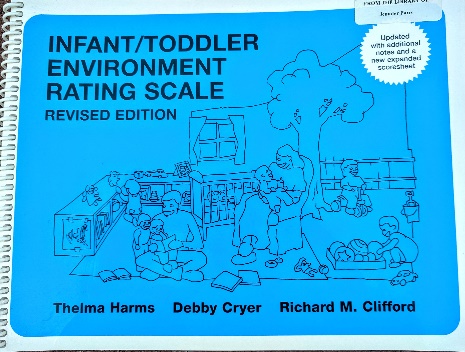 Book cover for infant/toddler environmental rating scale.