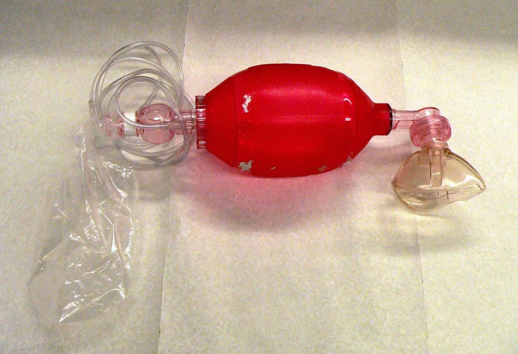 Photo of bag valve mask