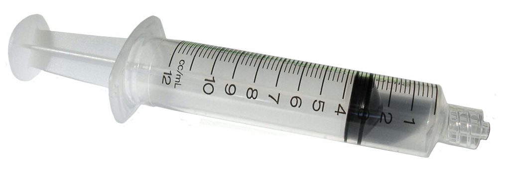 Photo of a Luer Lock Syringe