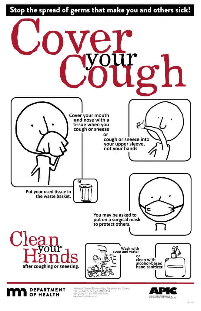 Image showing Cover your Cough Poster