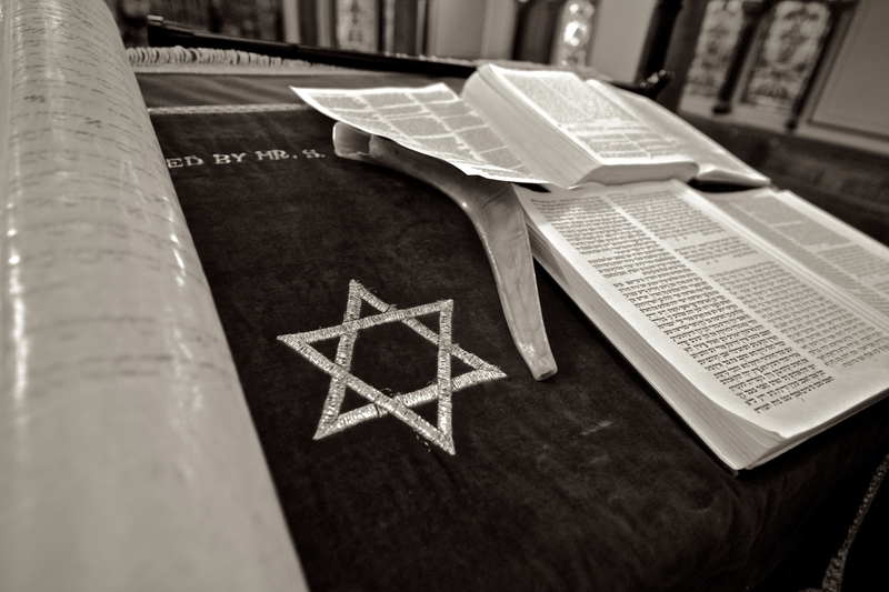 Image showing The Torah and Star of David