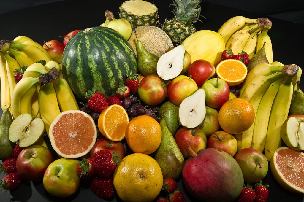 Image showing various types of fruits piled together
