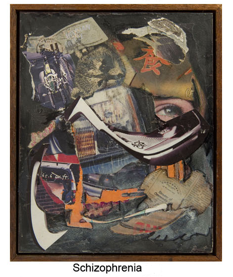 Image showing Schizophrenia art piece by William A. Ursprung