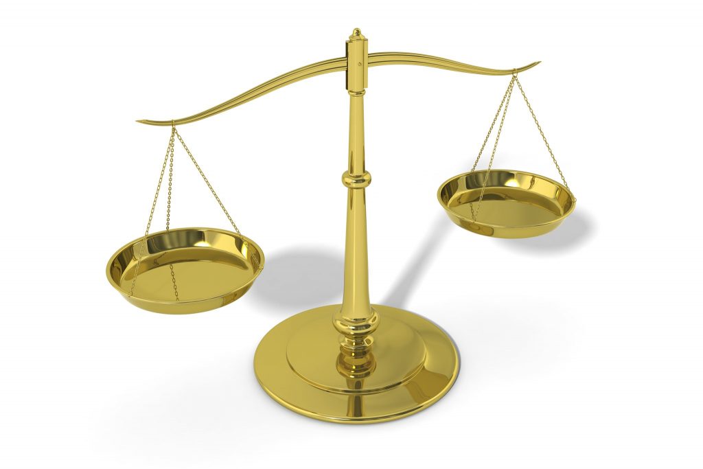 Image showing balancing scales