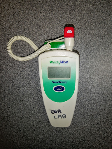 Photo showing a digital Rectal Thermometer