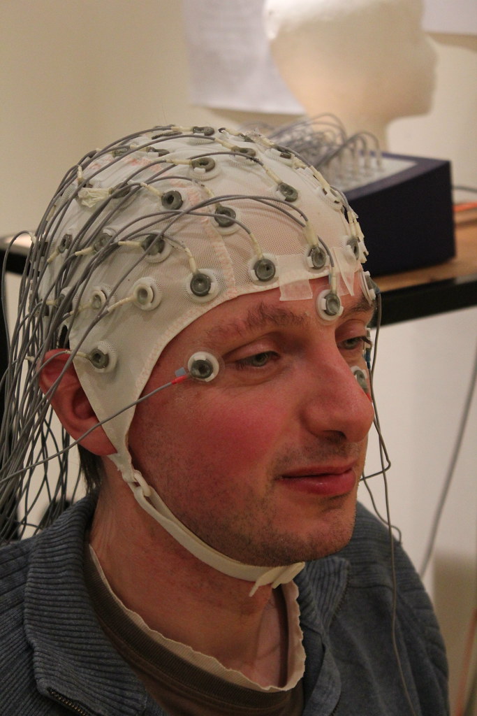 Image showing a person undergoing a EEG procedure