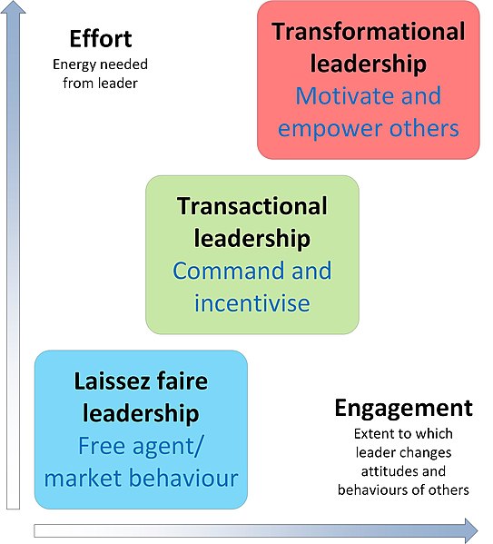 Image showing a leadership styles infographic