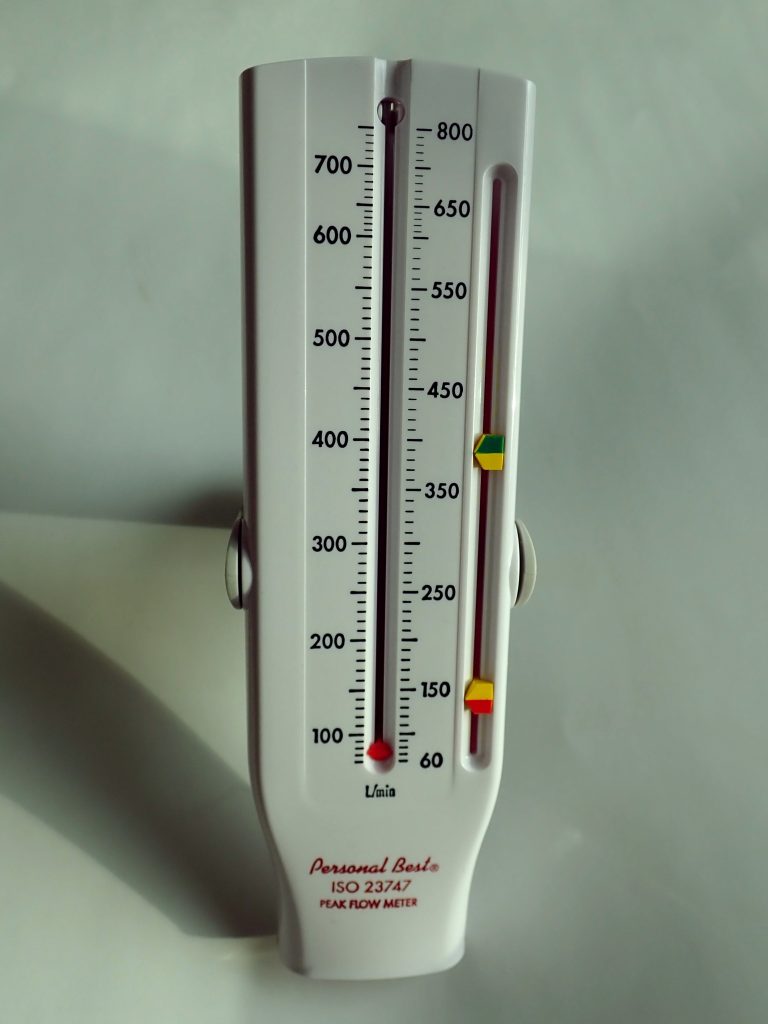 Image showing a peak flow meter