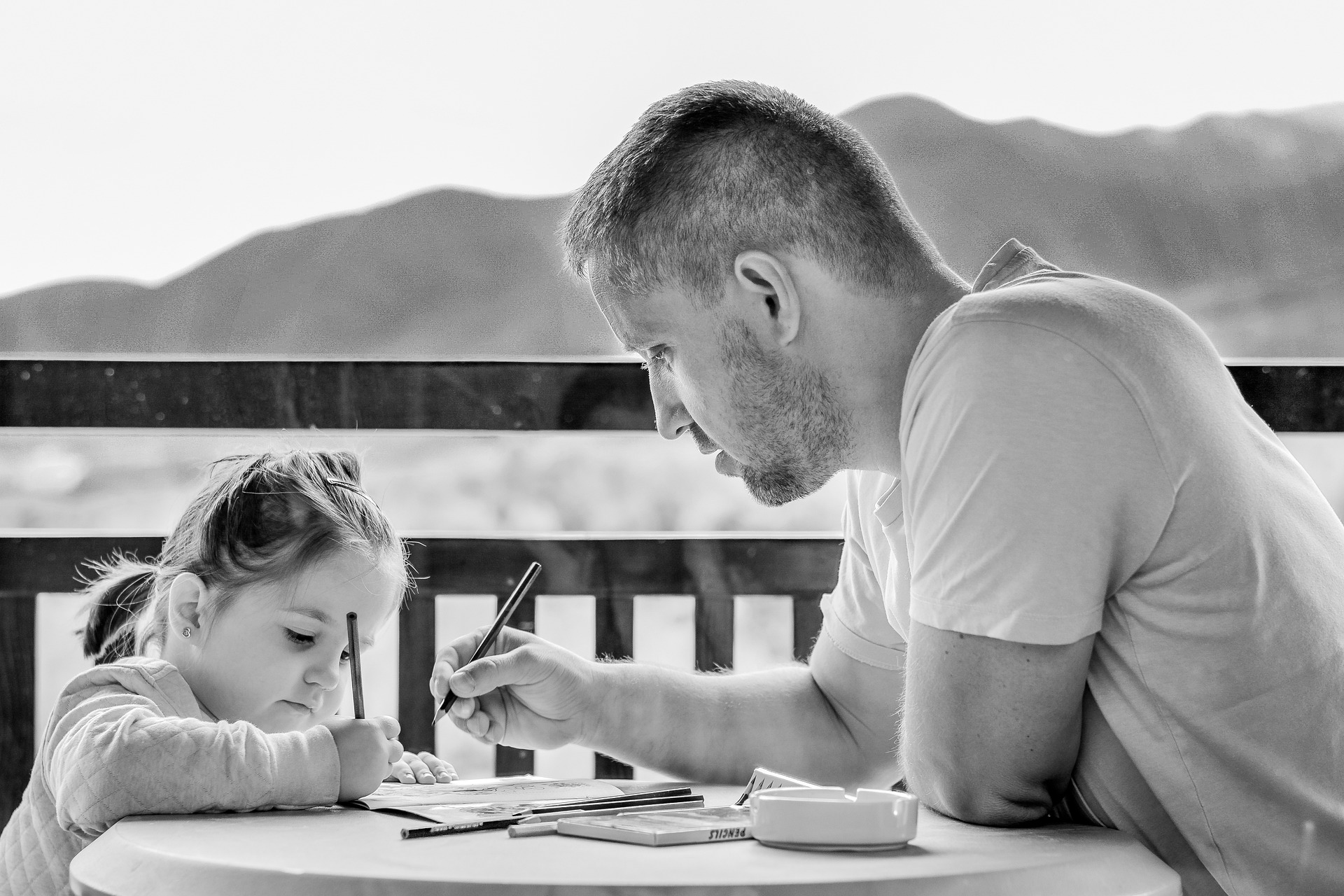 Image showing a parent interacting with their child