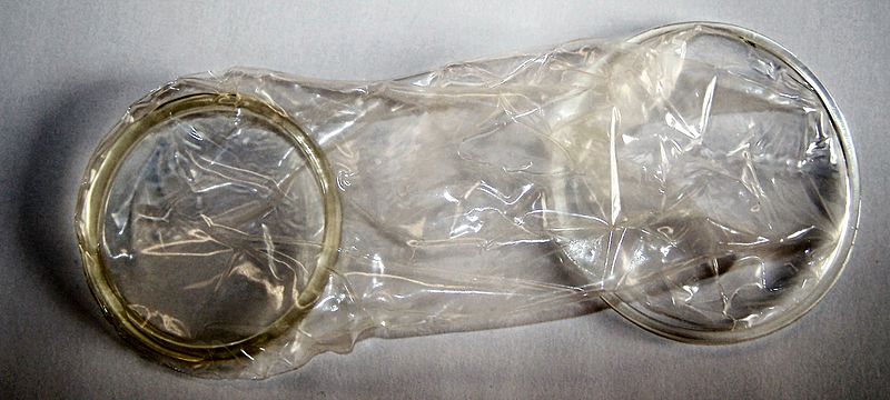 Photo showing a female, or internal condom