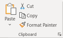 Image showing the clipboard menu