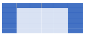 Image showing shade variations applied to parts of a table