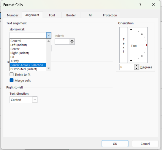 Image showing format cells dialog box