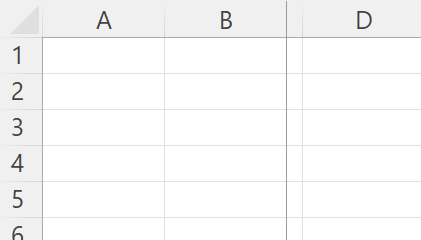 Image showing columns A and B frozen