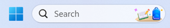Image showing the Windows 11 Search Box.