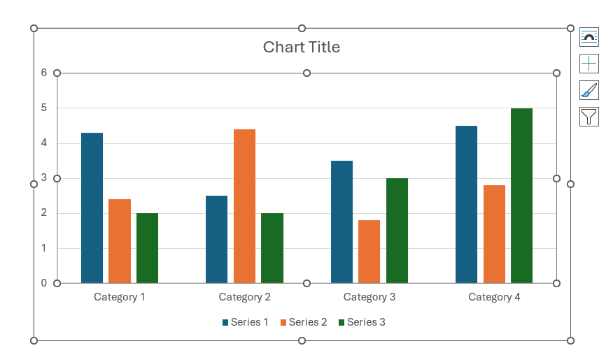 Image showing that the user can change the labels of the chart