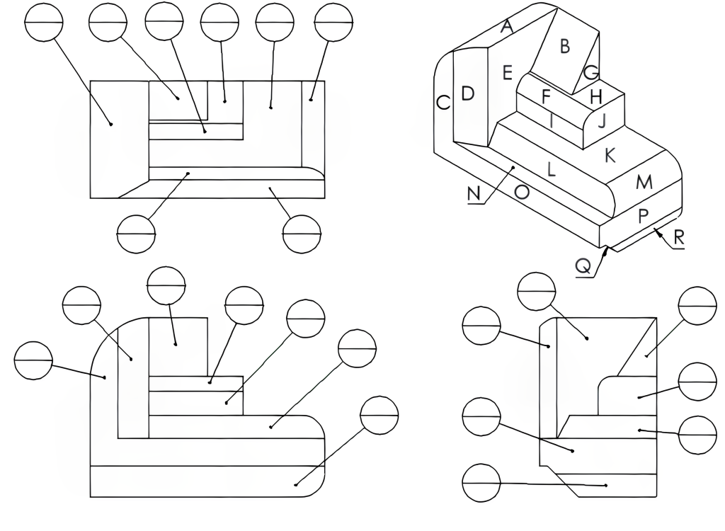 Image showing an isometric drawing for exercise twelve three two