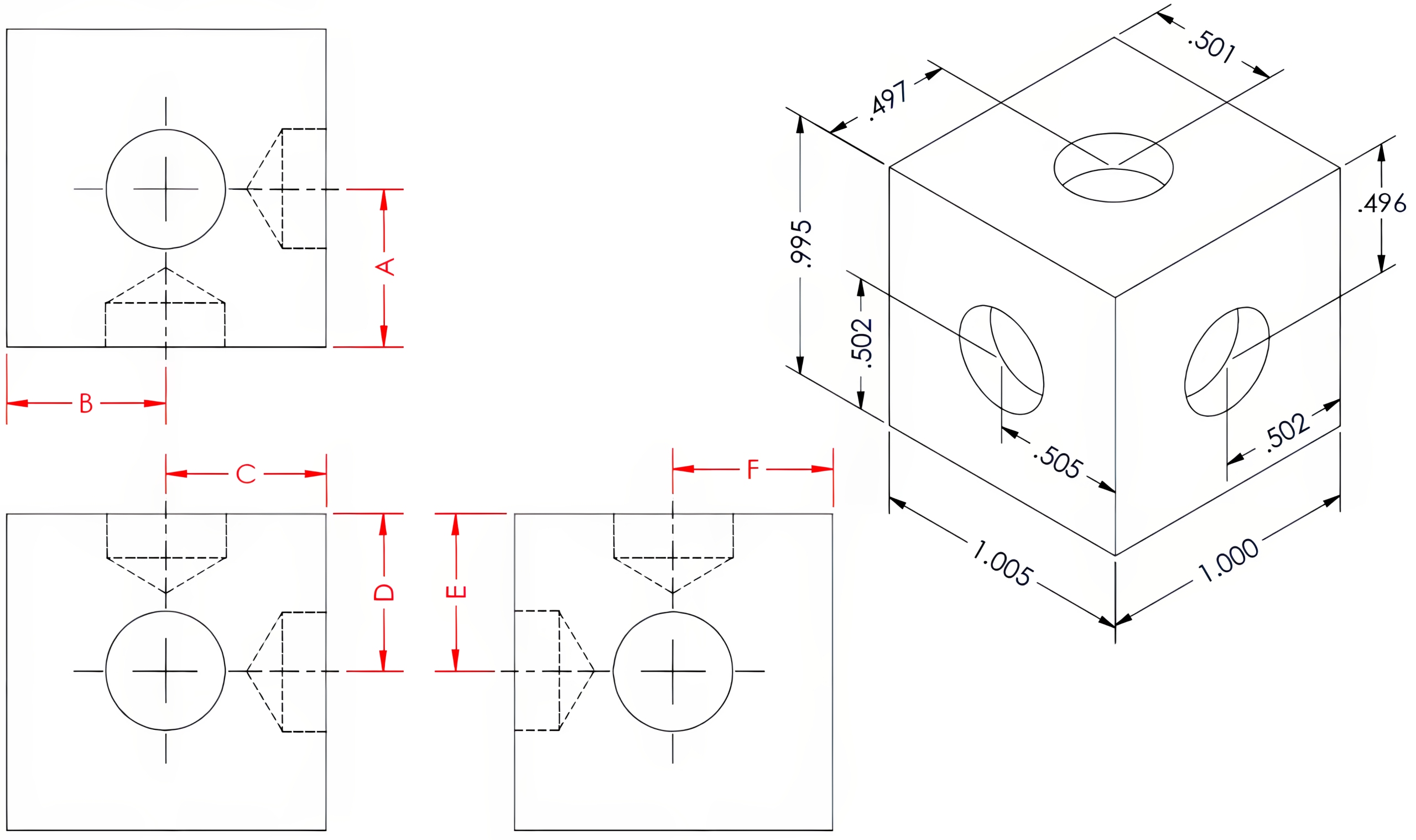 Image showing the isometric view of an object