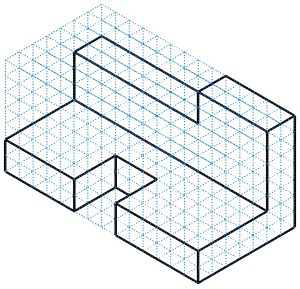 an orthographic sketch five