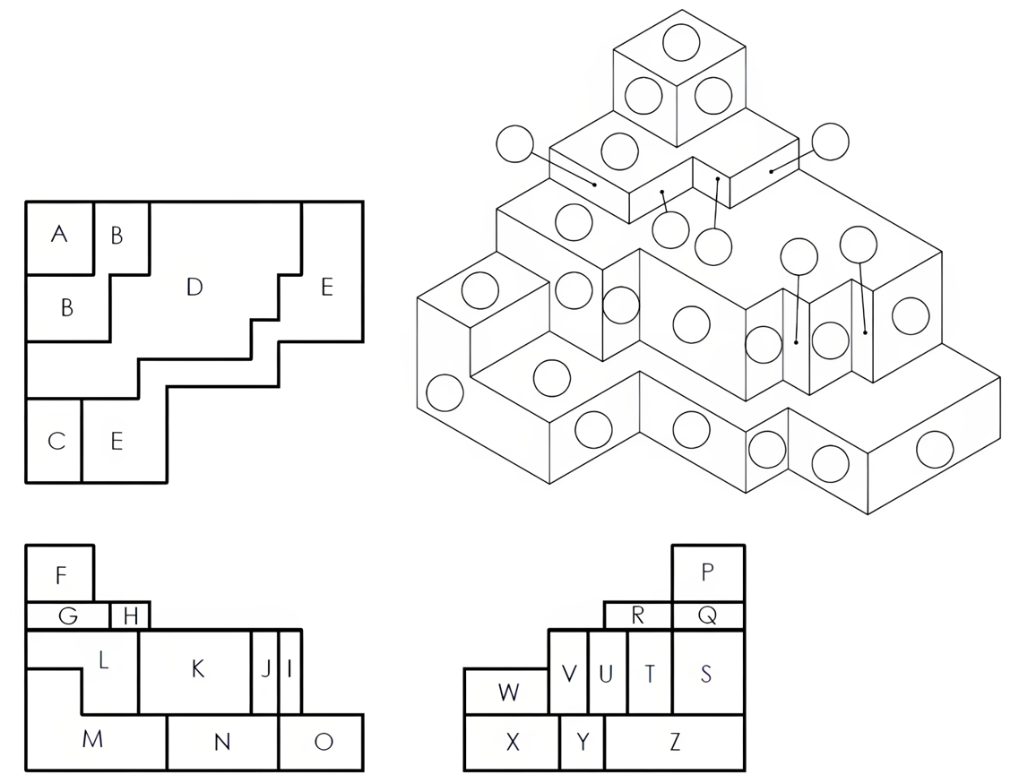 Image showing the orthographic views of an object