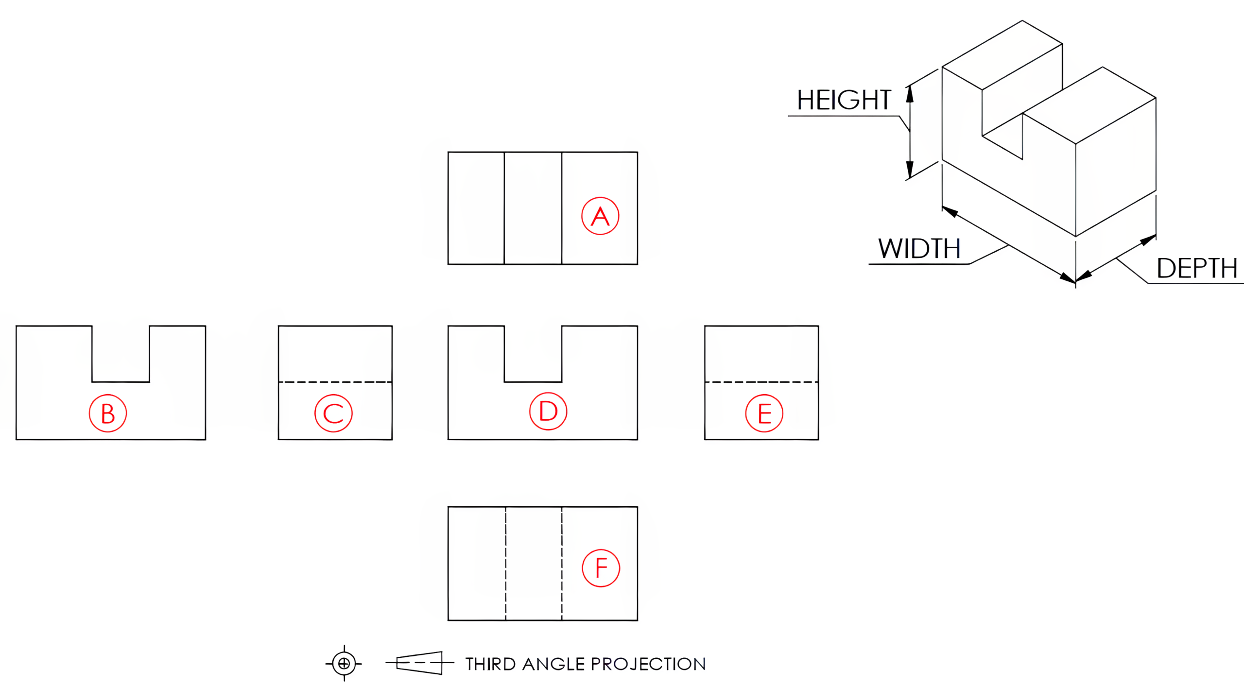 Image showing several different views of an object