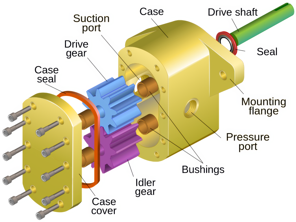exploded assembly drawing with labeled components