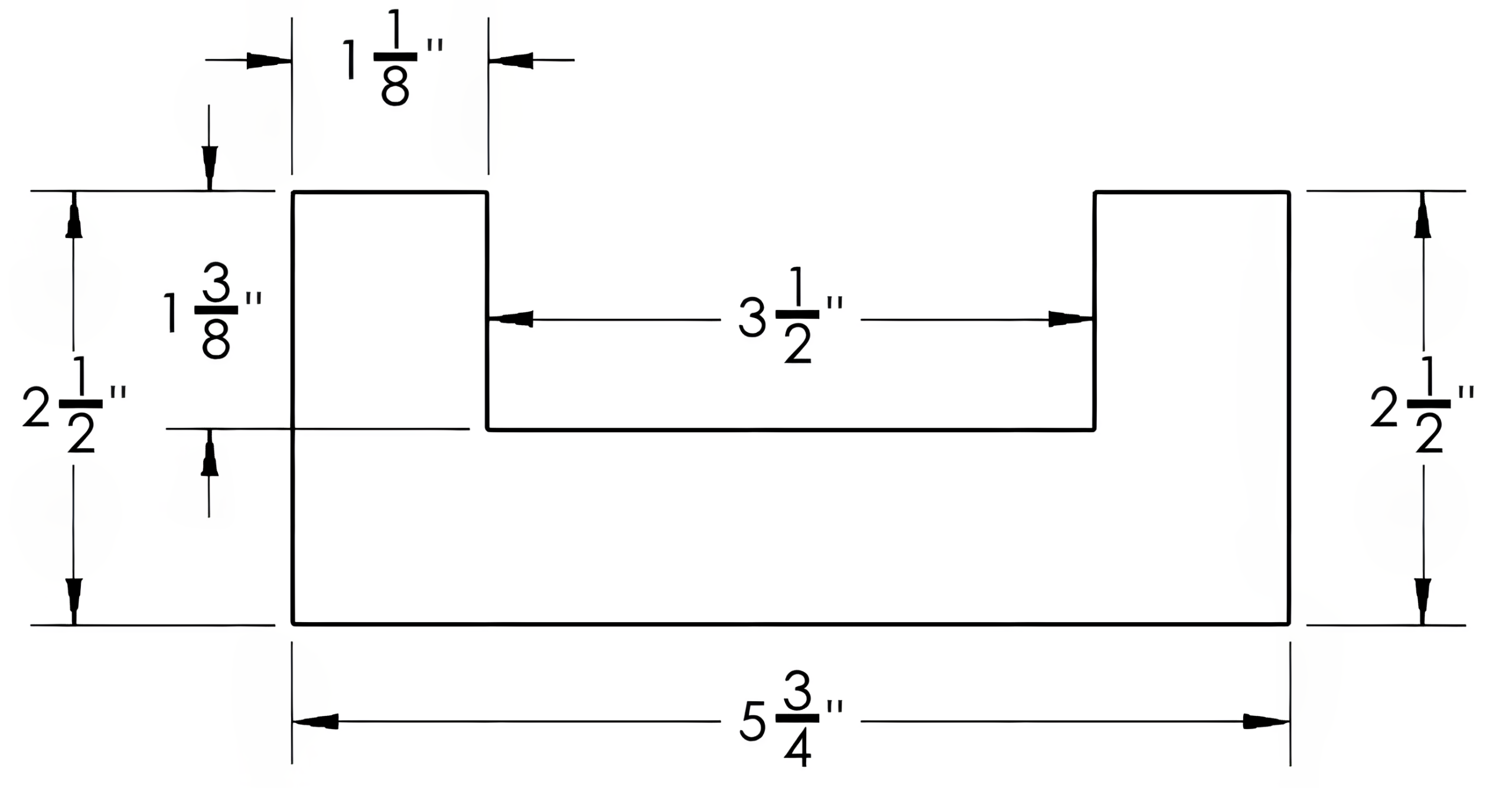 Fractional inch values for dimensional values