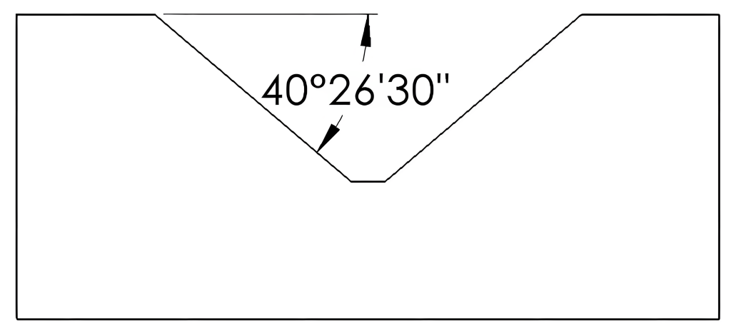 Identifying an angular dimension with Degrees, minutes, and seconds
