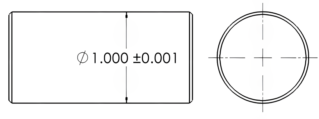 Maximum and Least Material Condition for an external feature of an object