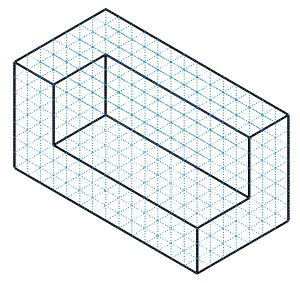 Image showing an isometric sketch four