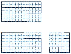 Image showing answer key for orthographic sketch 3