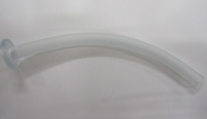 A clear nasopharyngeal airway