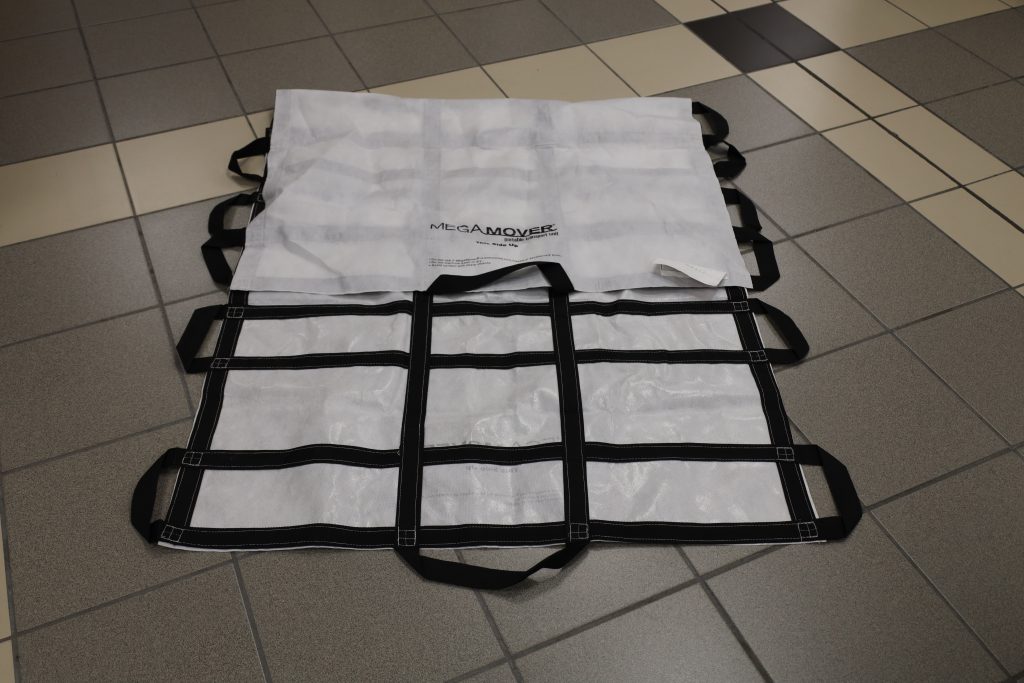 A mega mover brand flexible stretcher