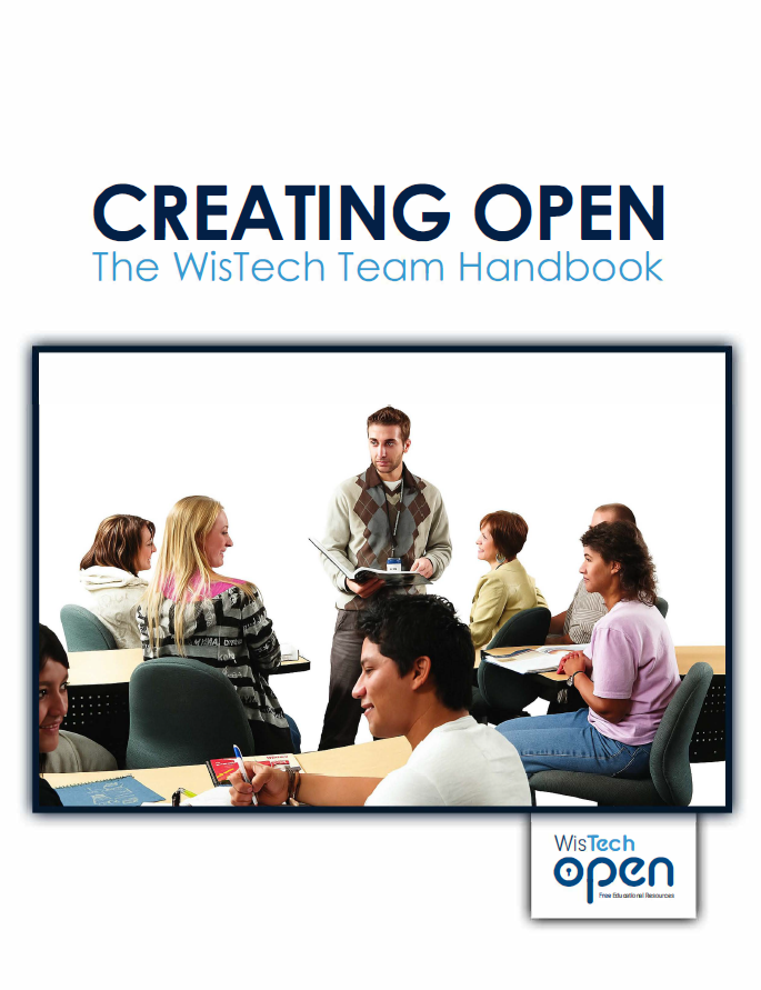 Cover image for Creating Open: The WisTech Team Handbook