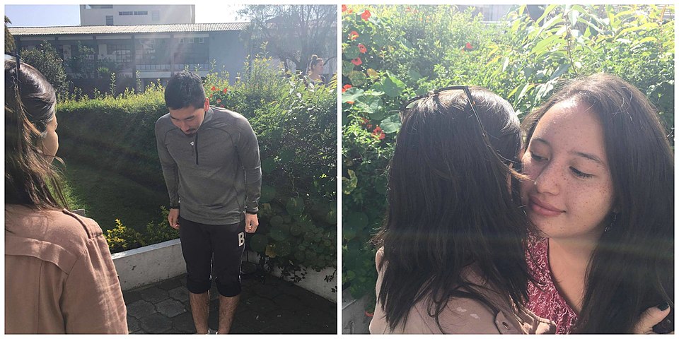 Bowing and cheek kissing as forms of non verbal greetings in other cultures